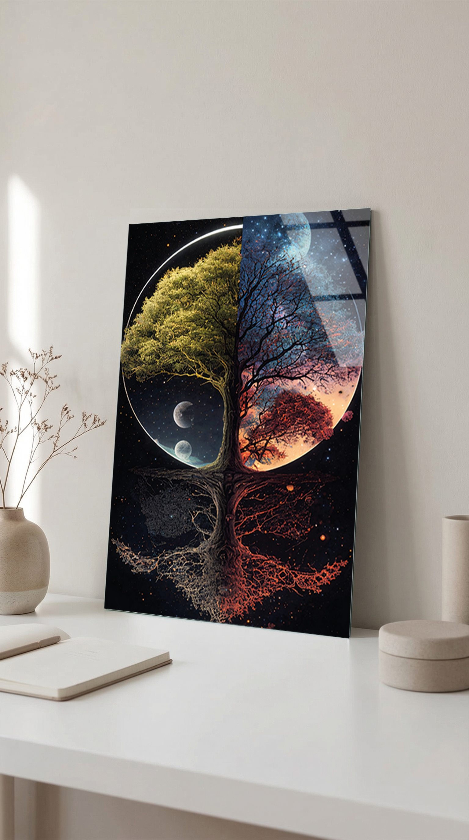 Ebedi Denge Cam Tablo | Vitraum