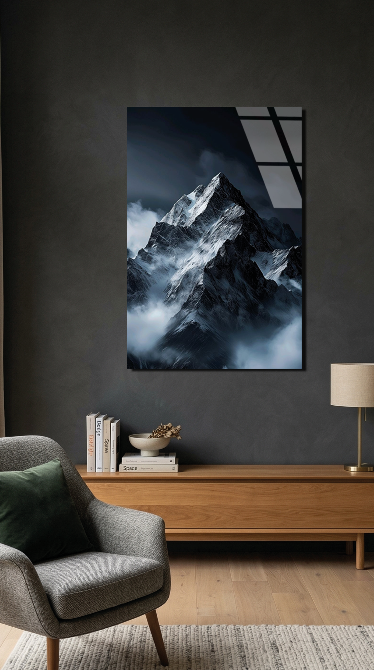 Ebedi Zirve Cam Tablo | Vitraum