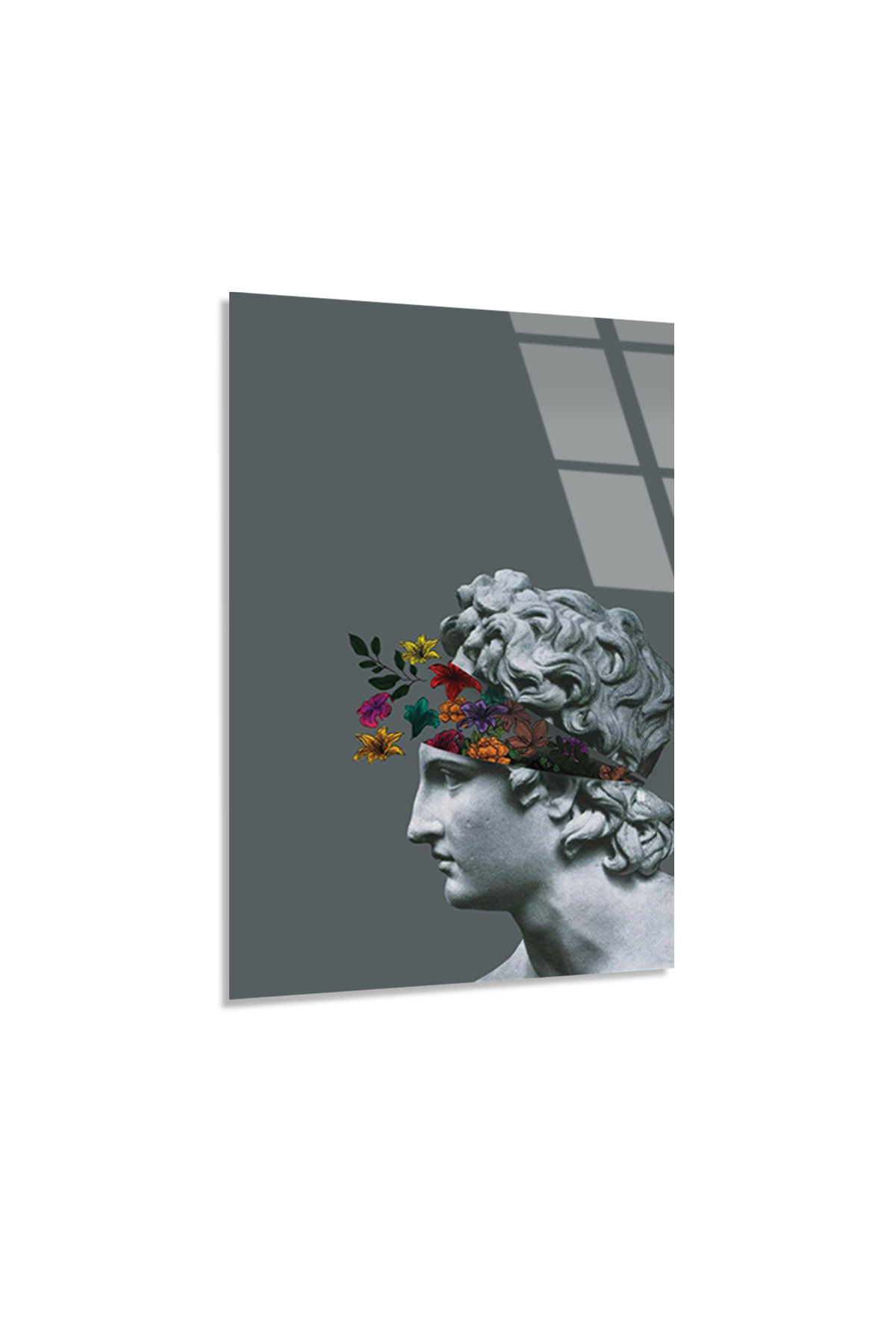 Modern Sanat Antik Heykel Cam Tablo | Vitraum