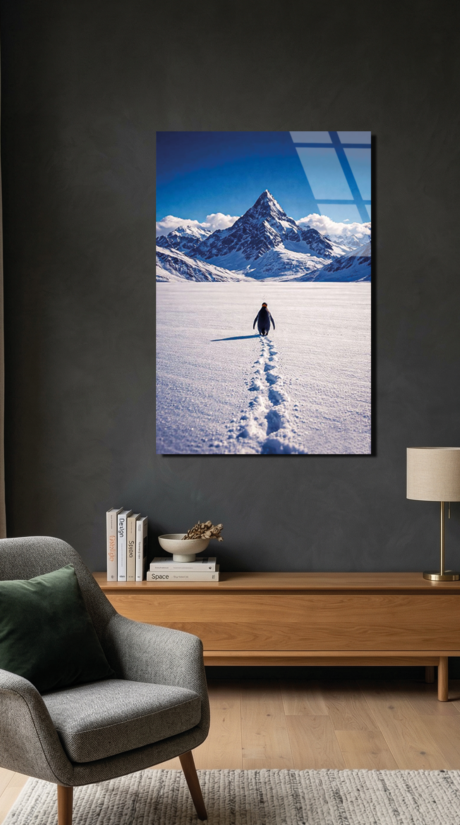 Nihilist Penguen Cam Tablo | Vitraum