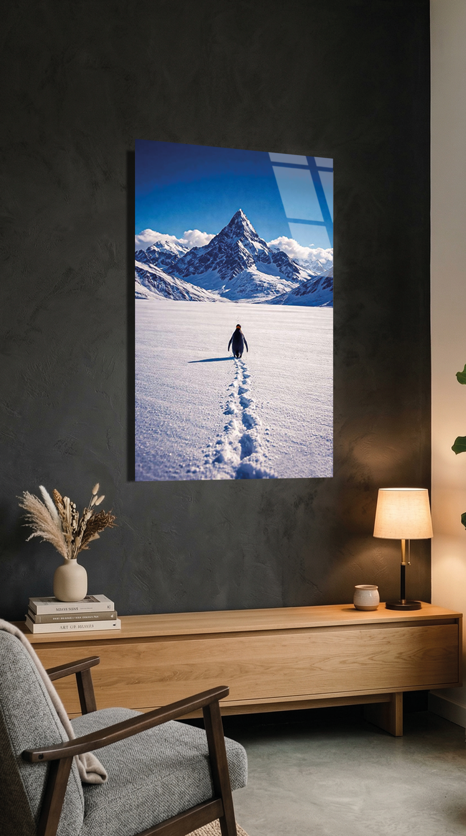 Nihilist Penguen Cam Tablo | Vitraum