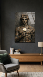 Apollo ve Beyaz Lotus Cam Tablo | Vitraum