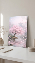 Sakura Ağacı Cam Tablo | Vitraum