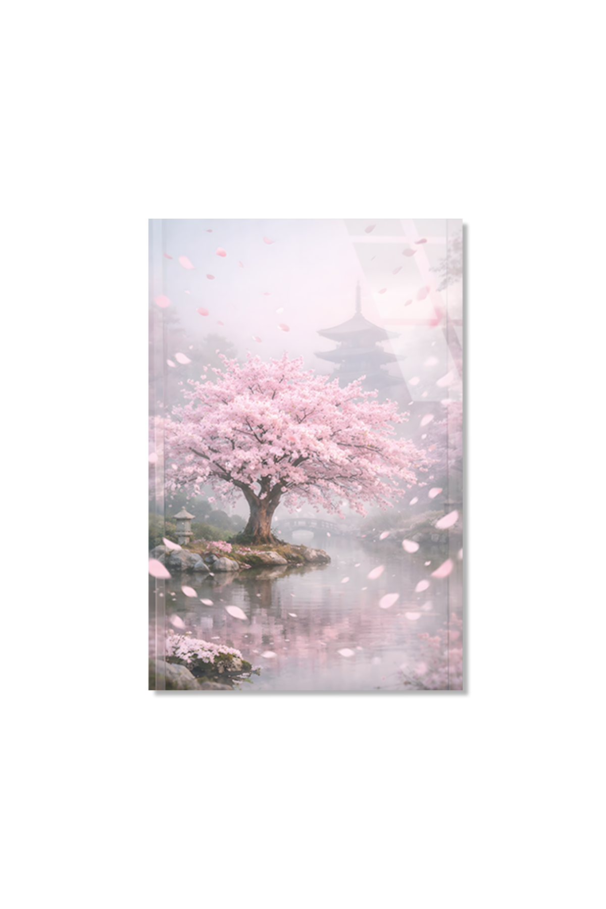 Sakura Ağacı Cam Tablo | Vitraum