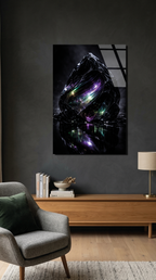 Volkanik Obsidyen Cam Tablo | Vitraum