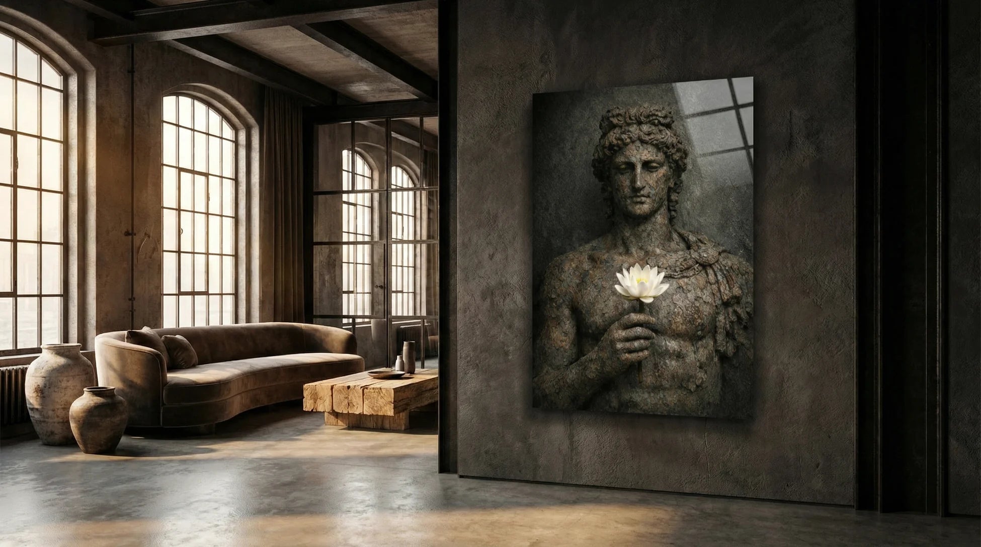 Apollo ve Beyaz Lotus Cam Tablo 1