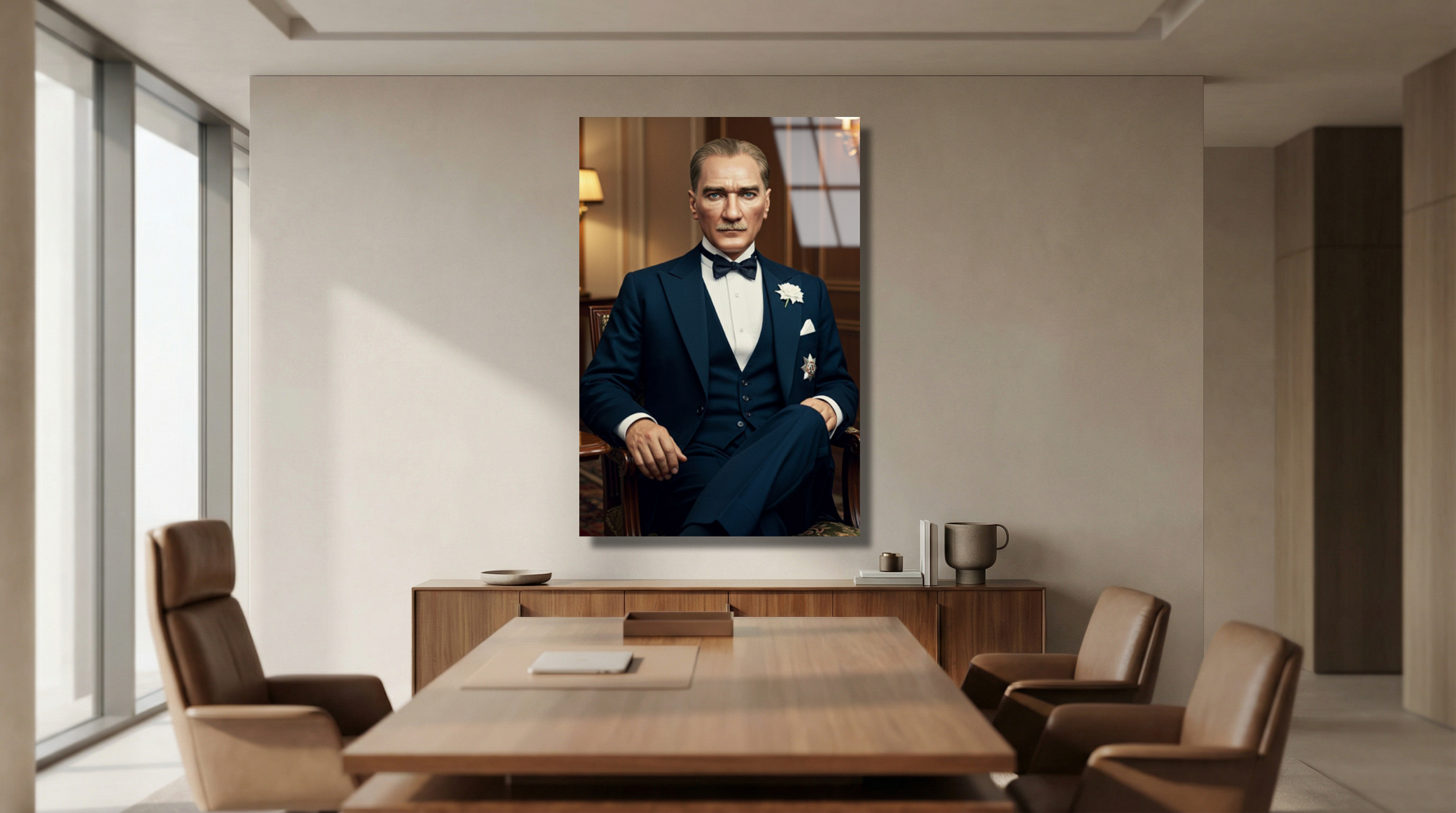 Atatürk Cam Tablo 3