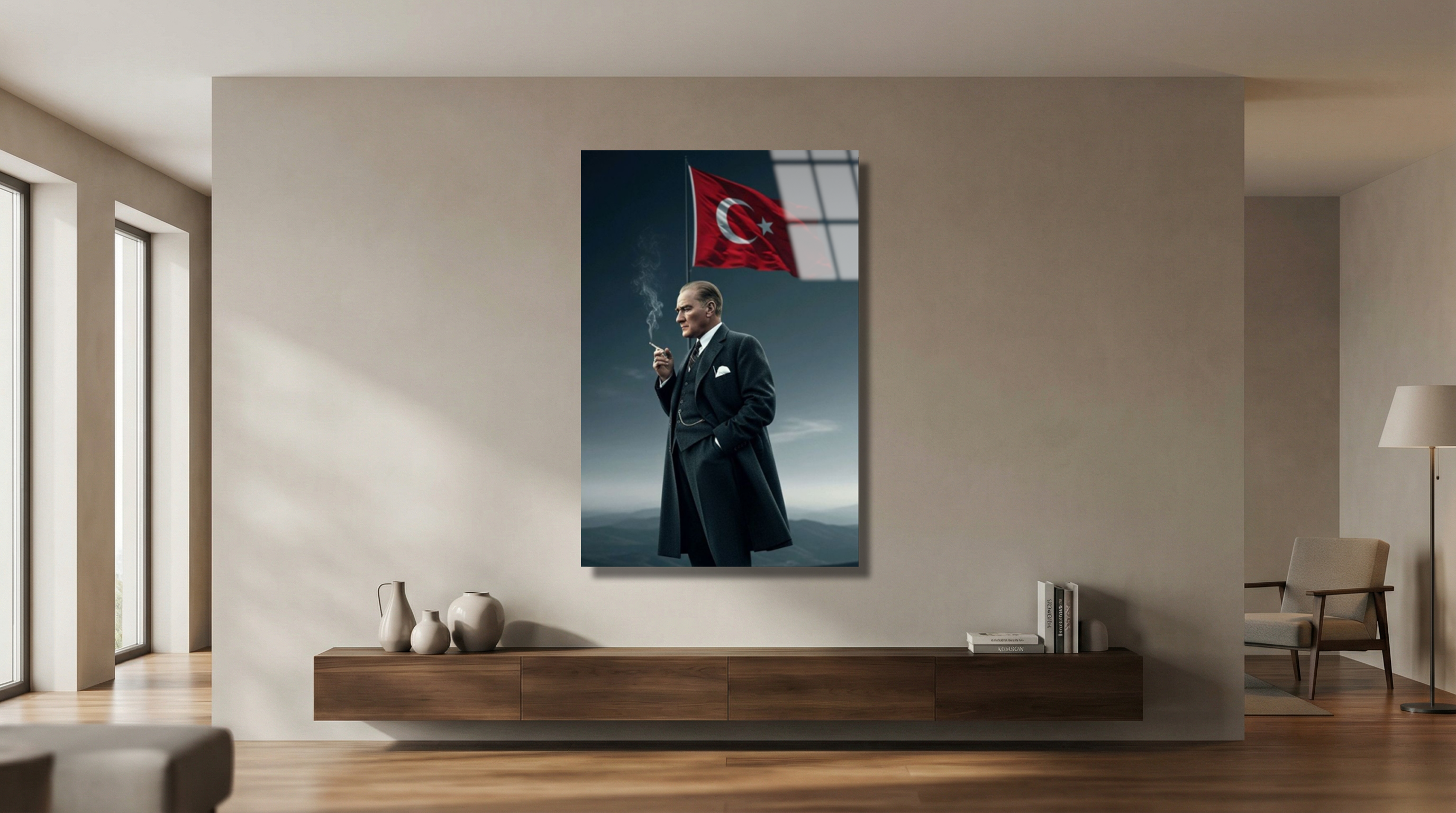 Atatürk Cam Tablo