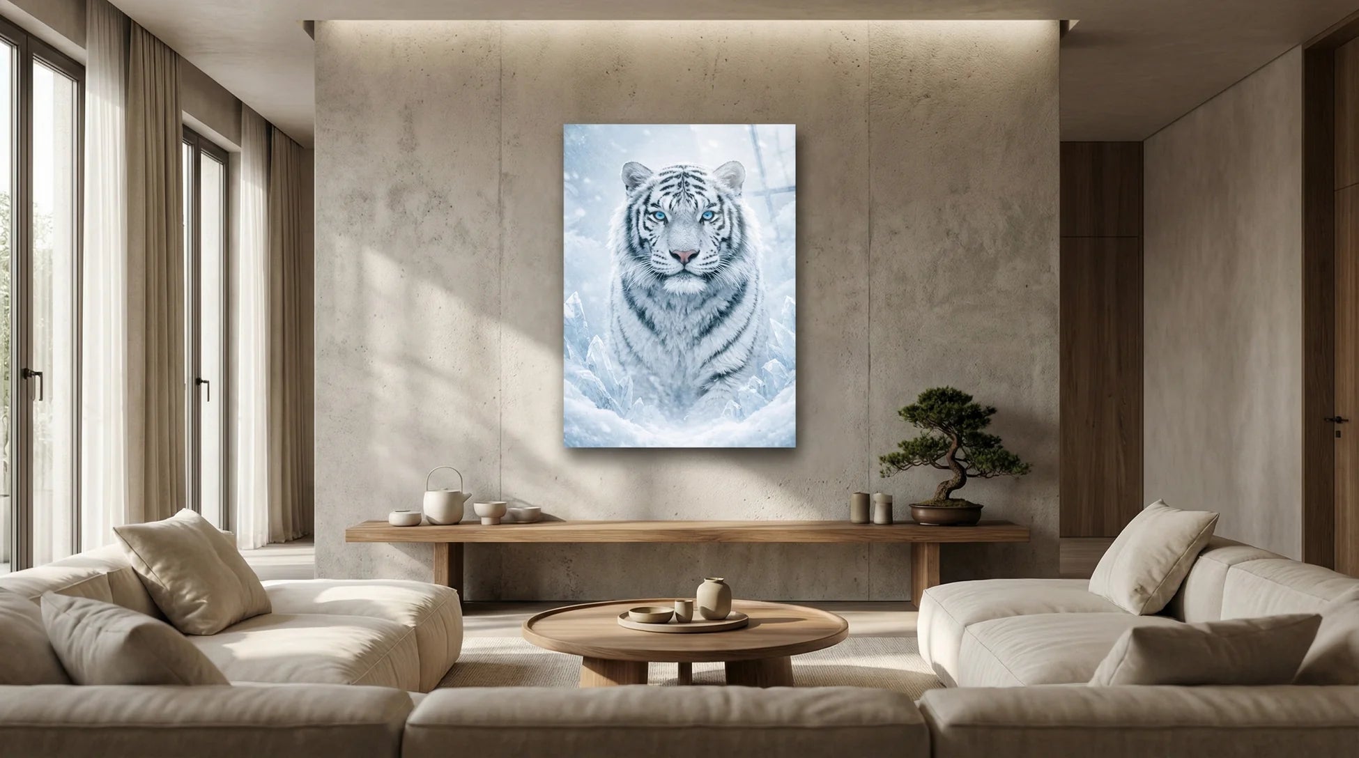 Beyaz Kaplan Cam Tablo 1