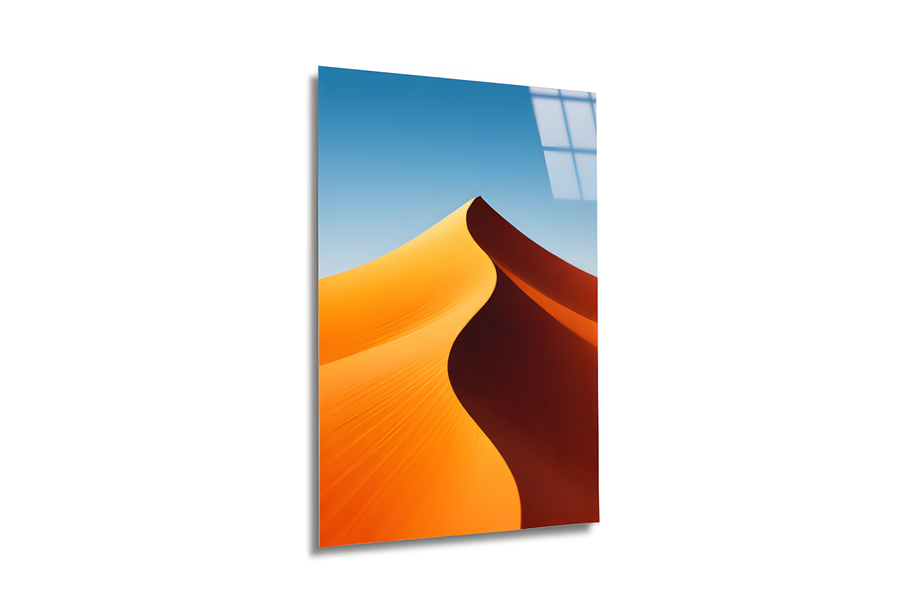 Çöl Manzarası Cam Tablo 2