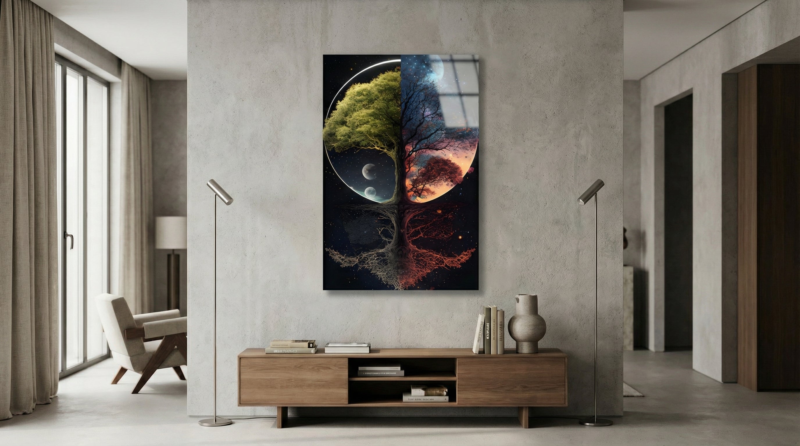 Ebedi Denge Cam Tablo