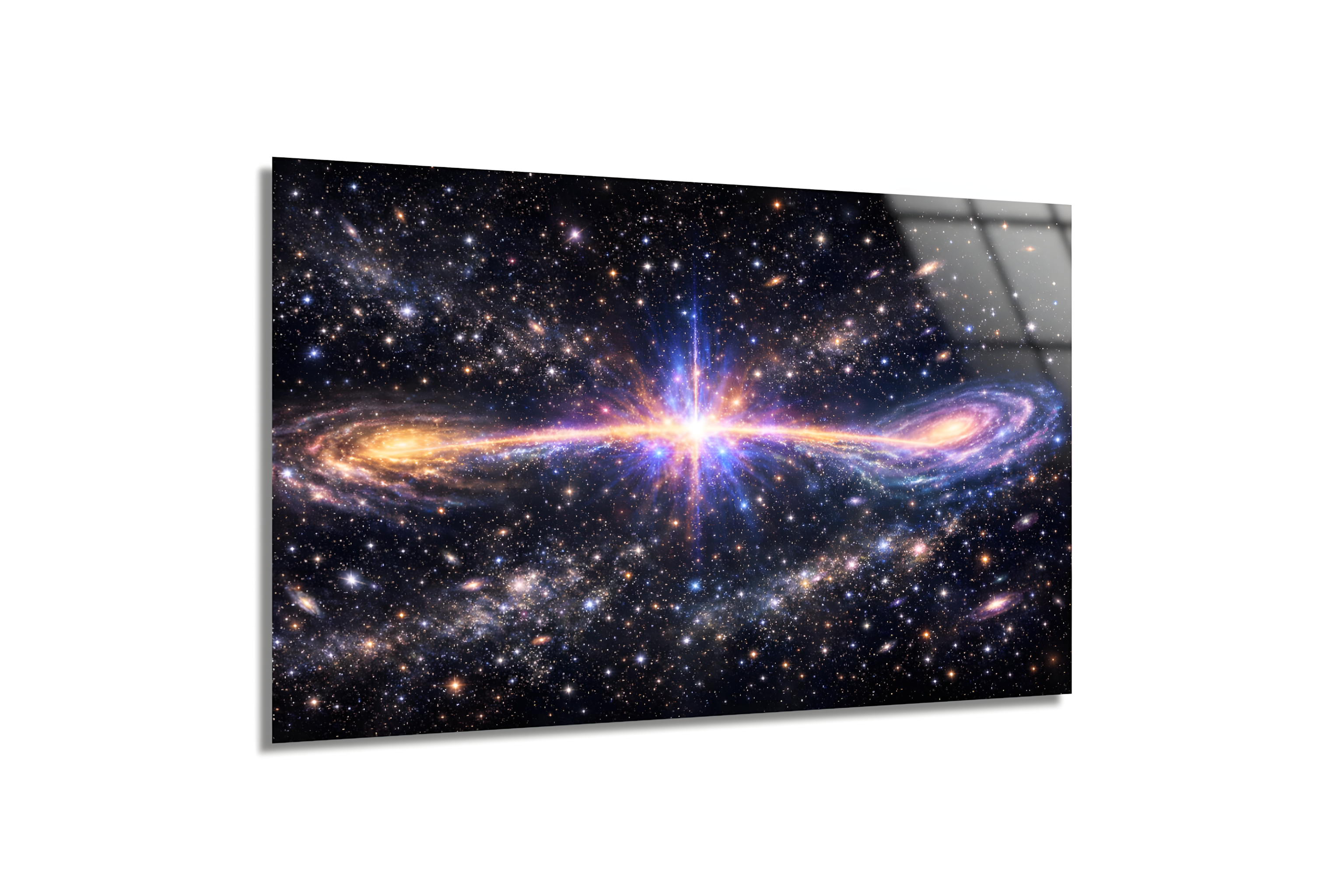 Işıklı Galaksilerarası Köprü Cam Tablo 2