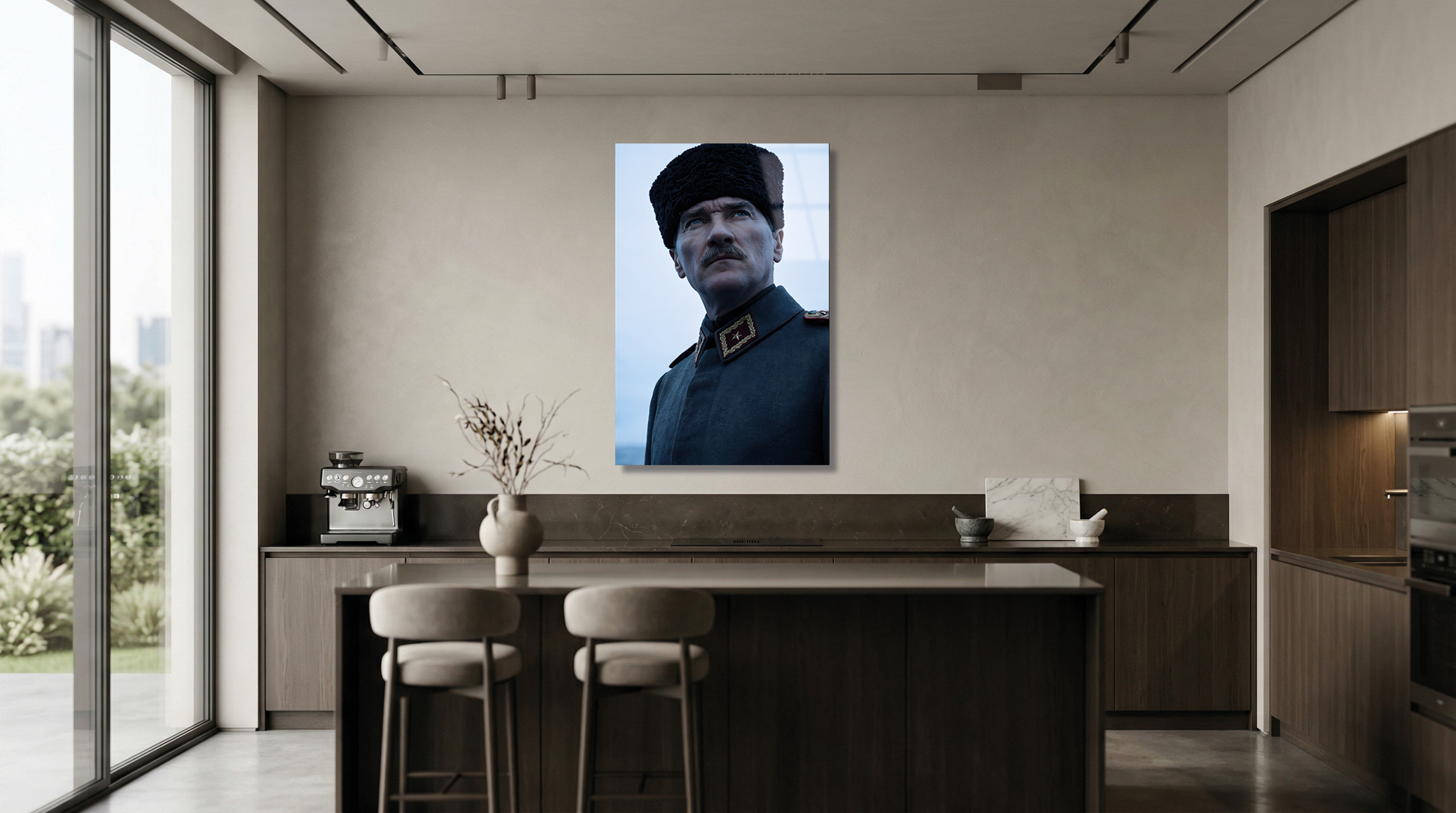 Kemal Atatürk Cam Tablo 5