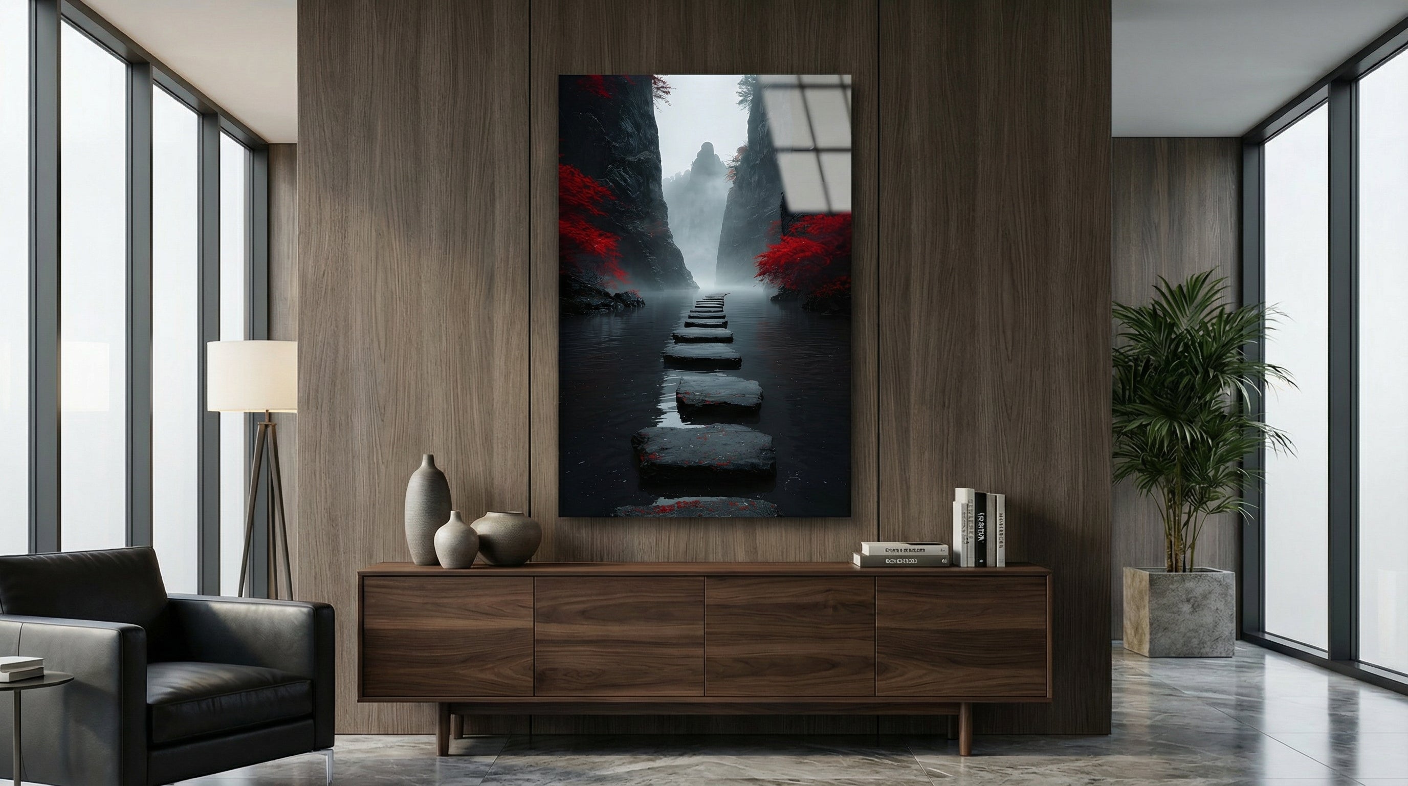 Kızıl Geçit Cam Tablo 3