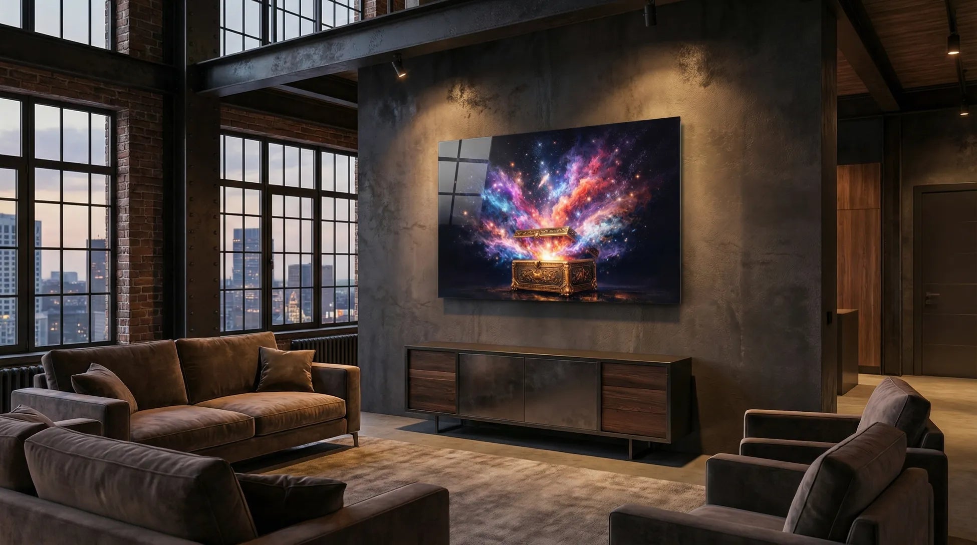 Pandora’nın Kutusu Cam Tablo 1