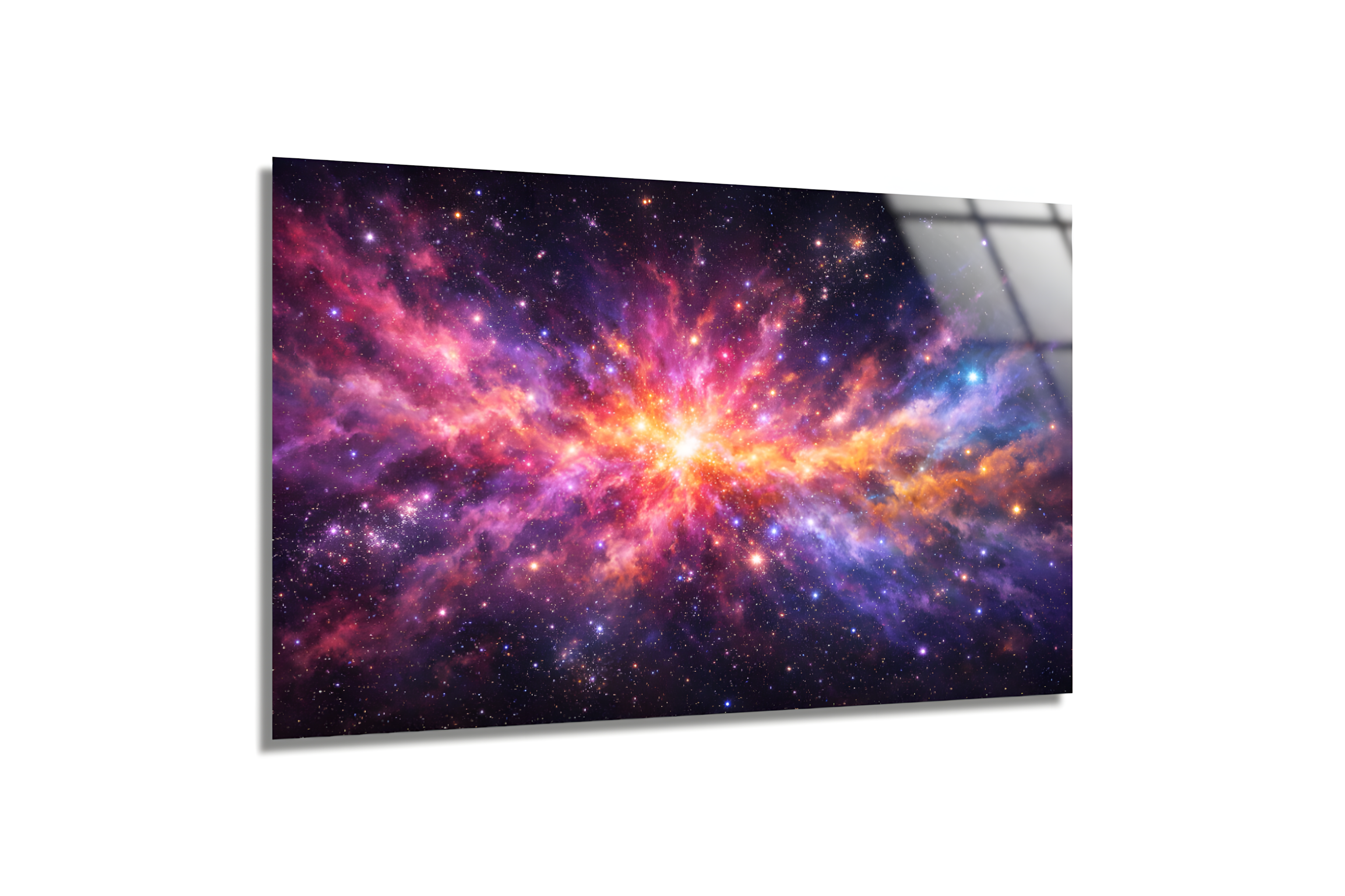 Parlak Yıldızlar ve Nebula Cam Tablo 2