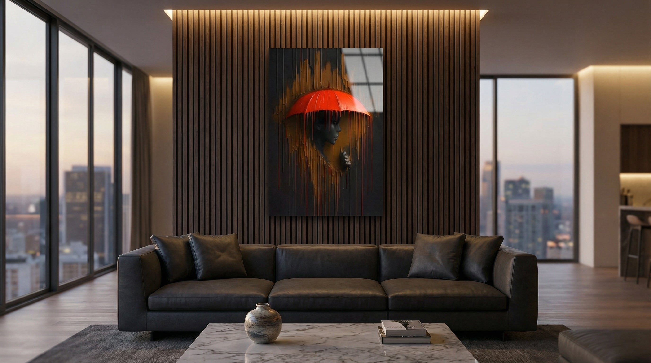 Sessiz Sağanak Cam Tablo 2