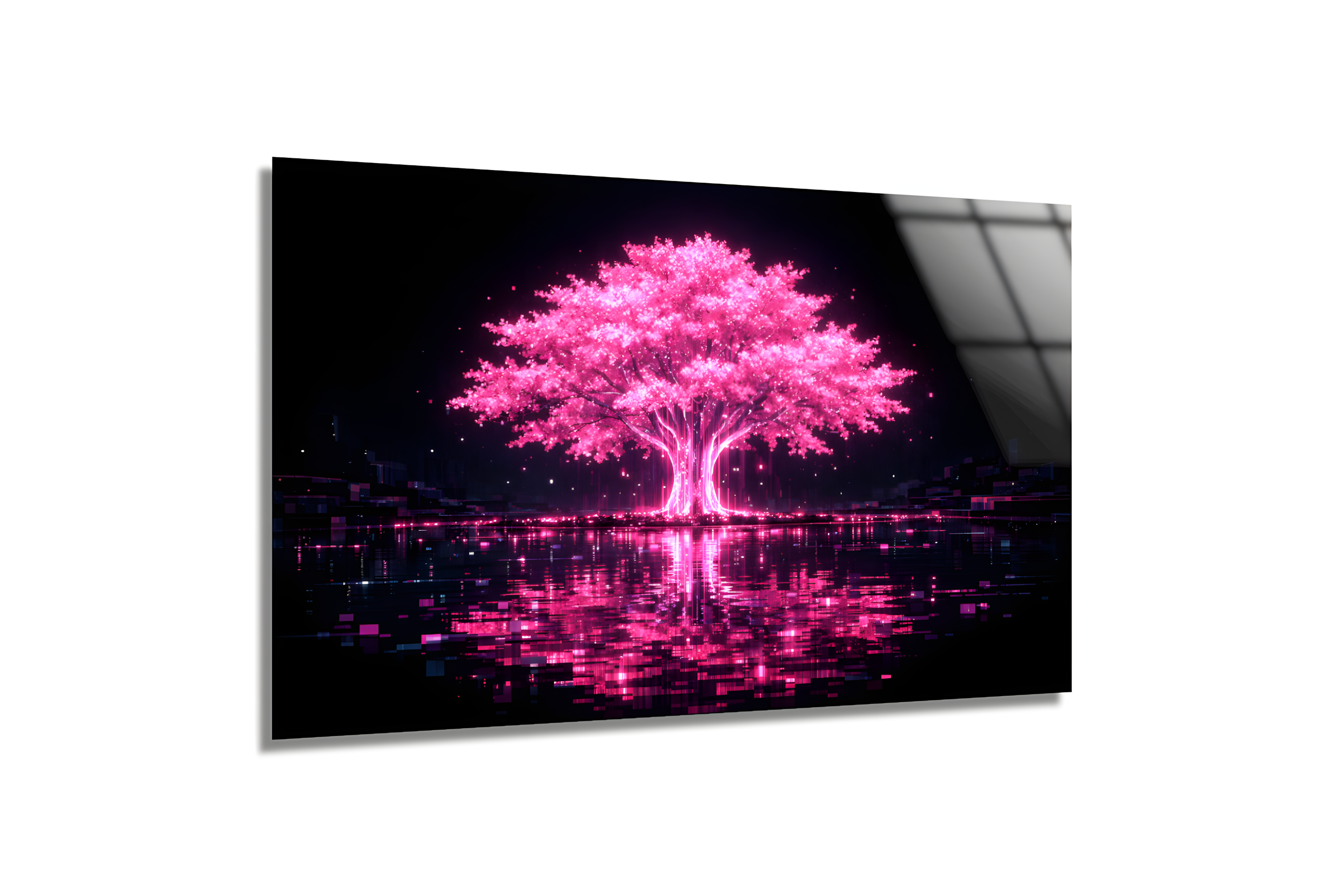 Siber Bahçe Cam Tablo 2