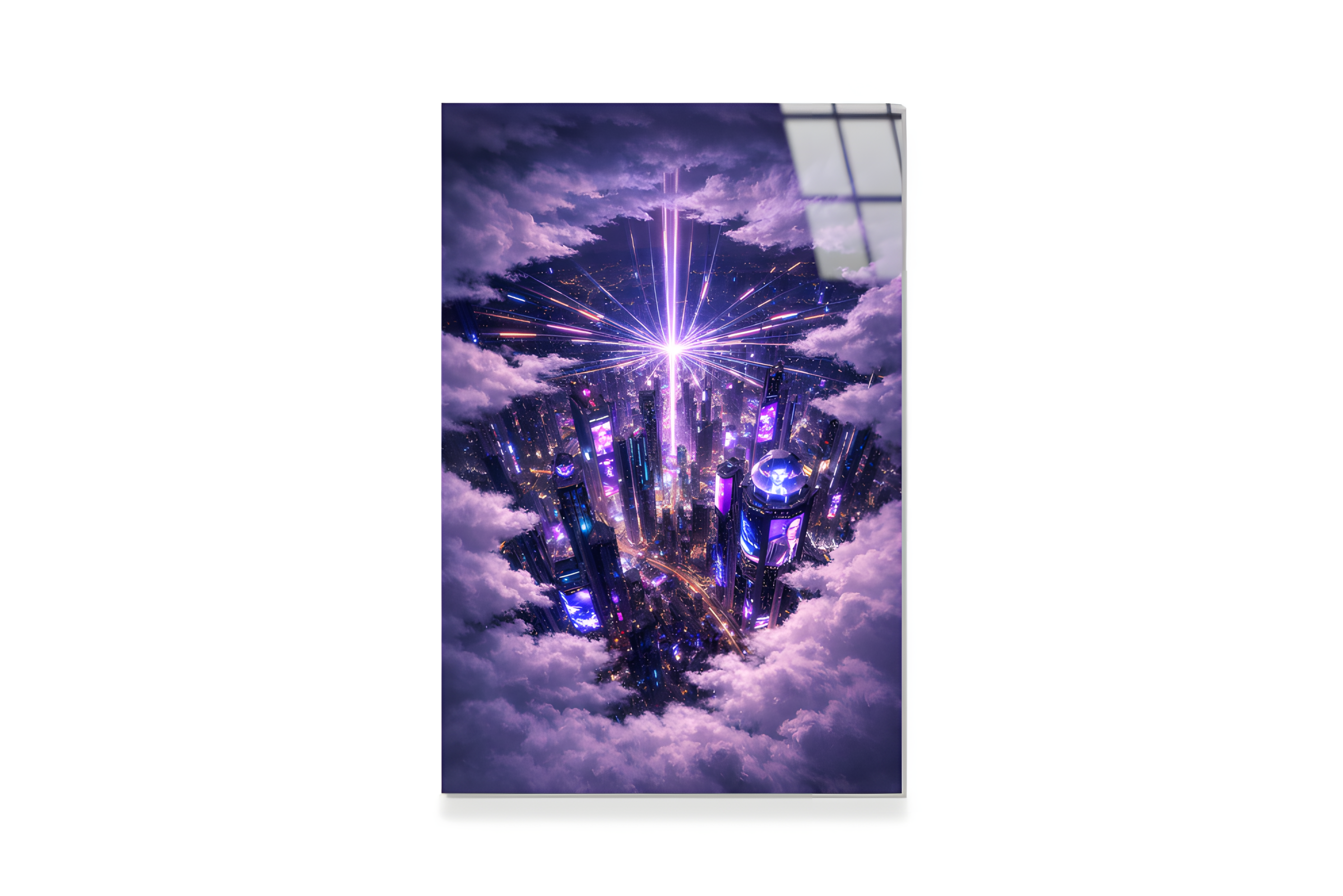 Siber Şehir Cam Tablo 3