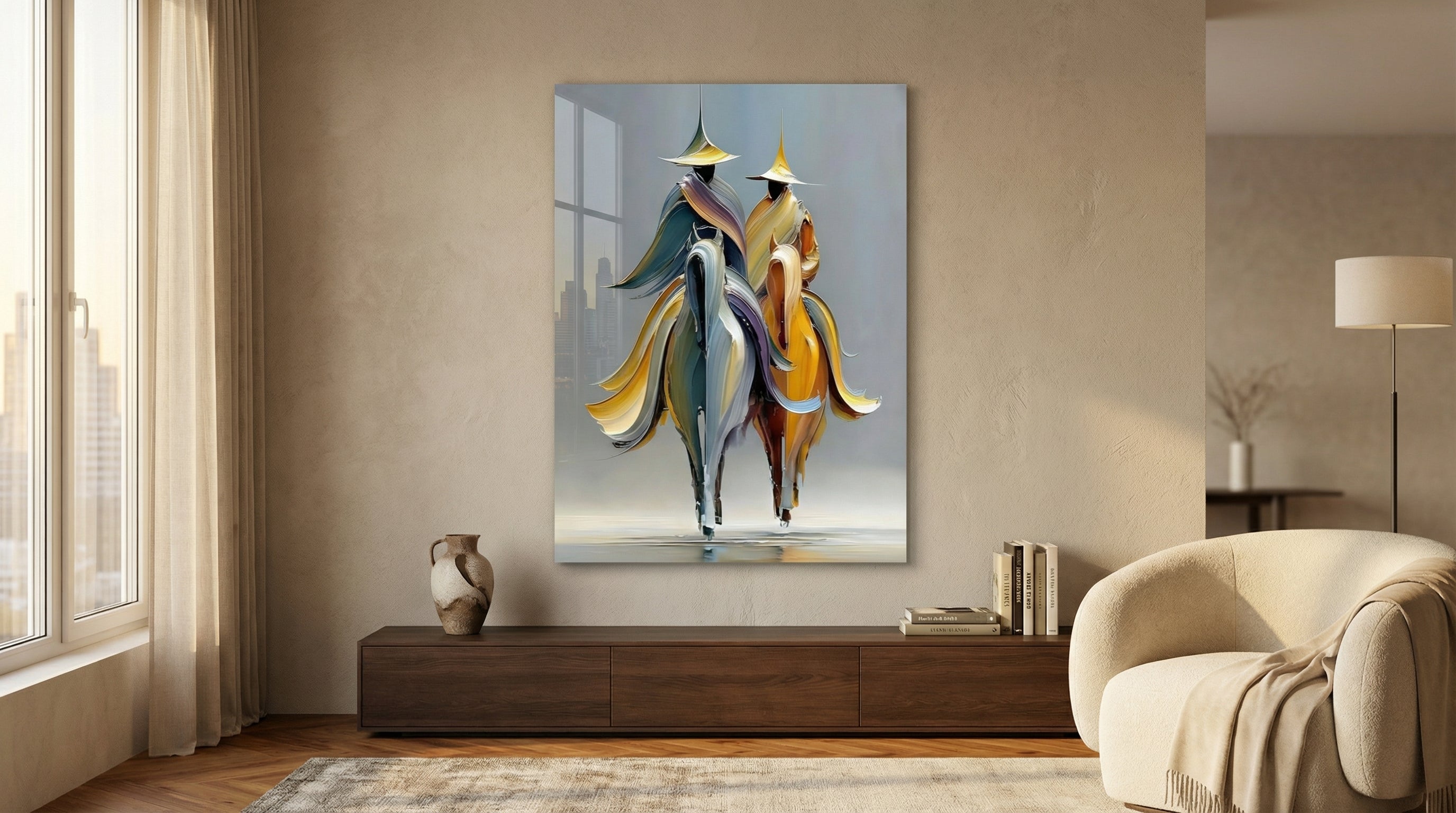 Sonsuz Yolcular Cam Tablo 3