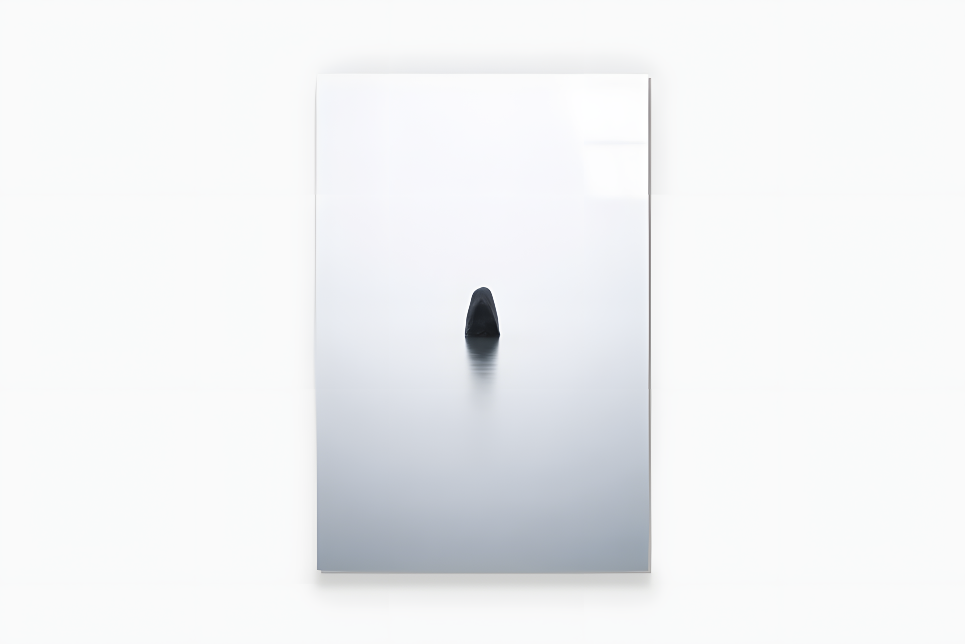 Sonsuz Huzur ve Siyah Kaya Cam Tablo 3