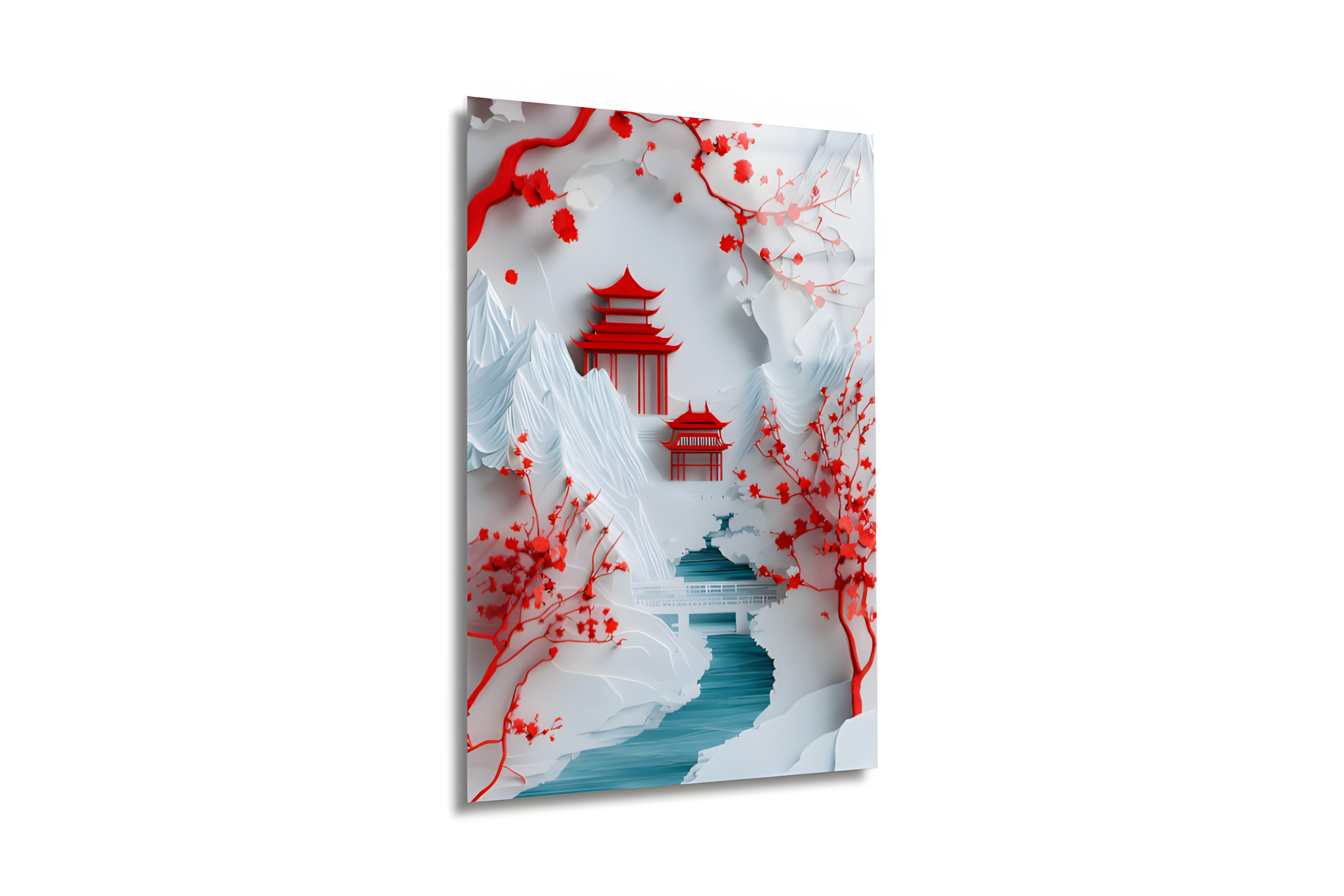 Tapınağın Uyanışı Cam Tablo