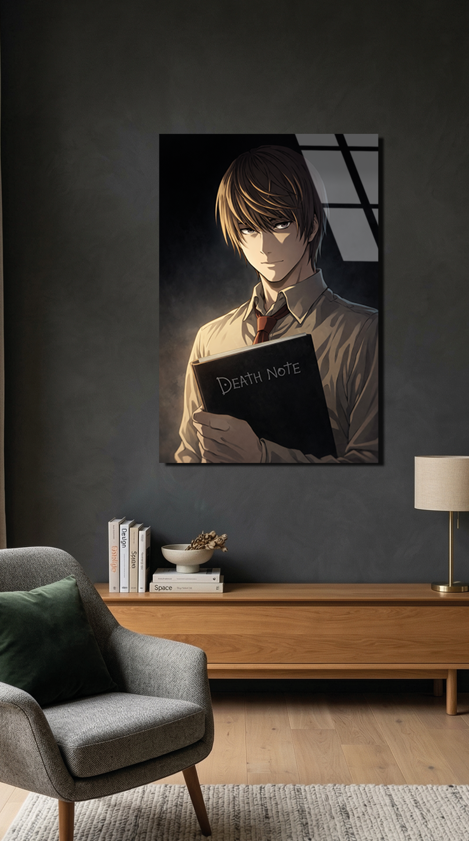 Death Note Yagami Cam Tablo | Vitraum