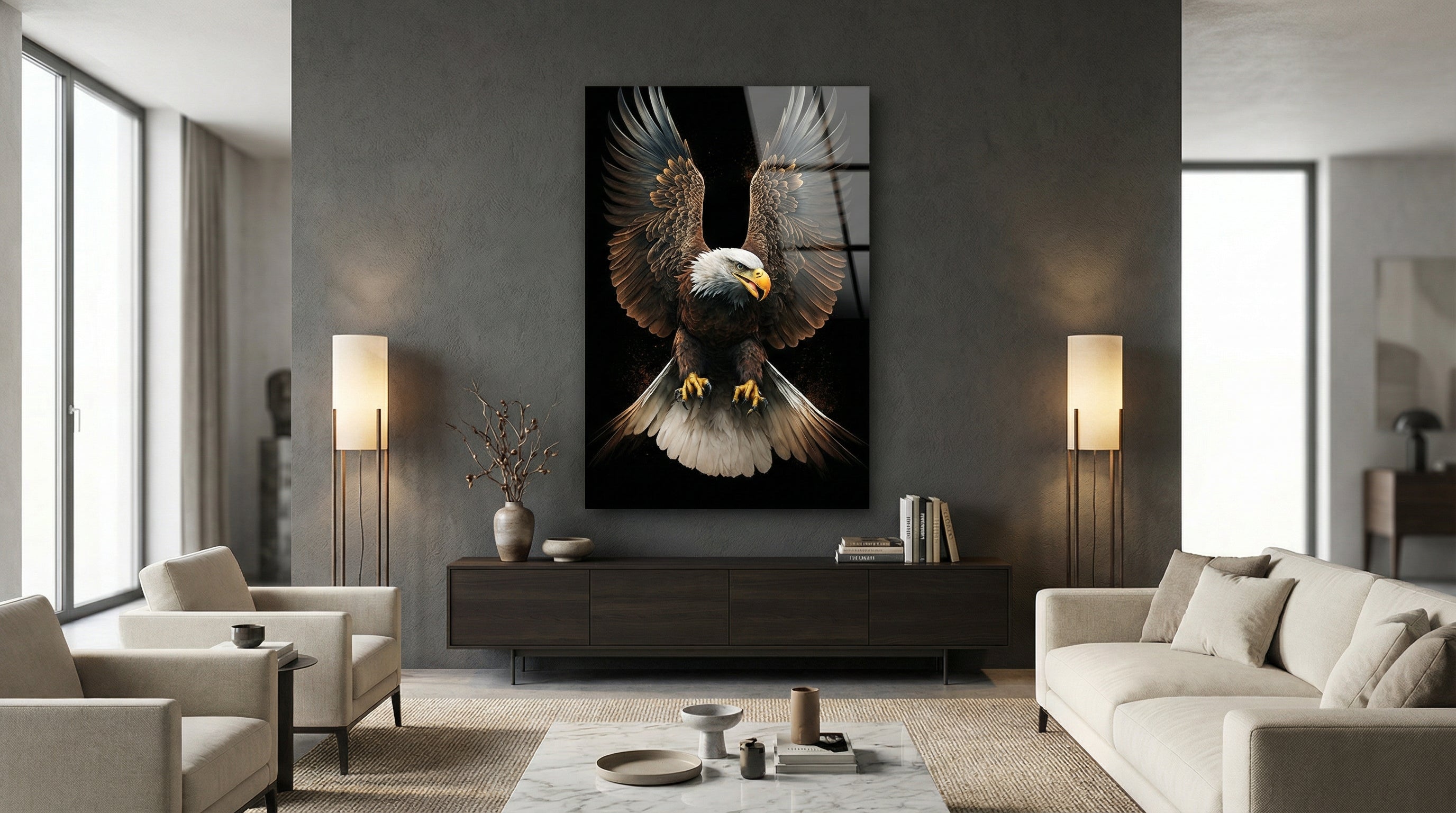 Zirvenin Hakimi Kartal Cam Tablo 4