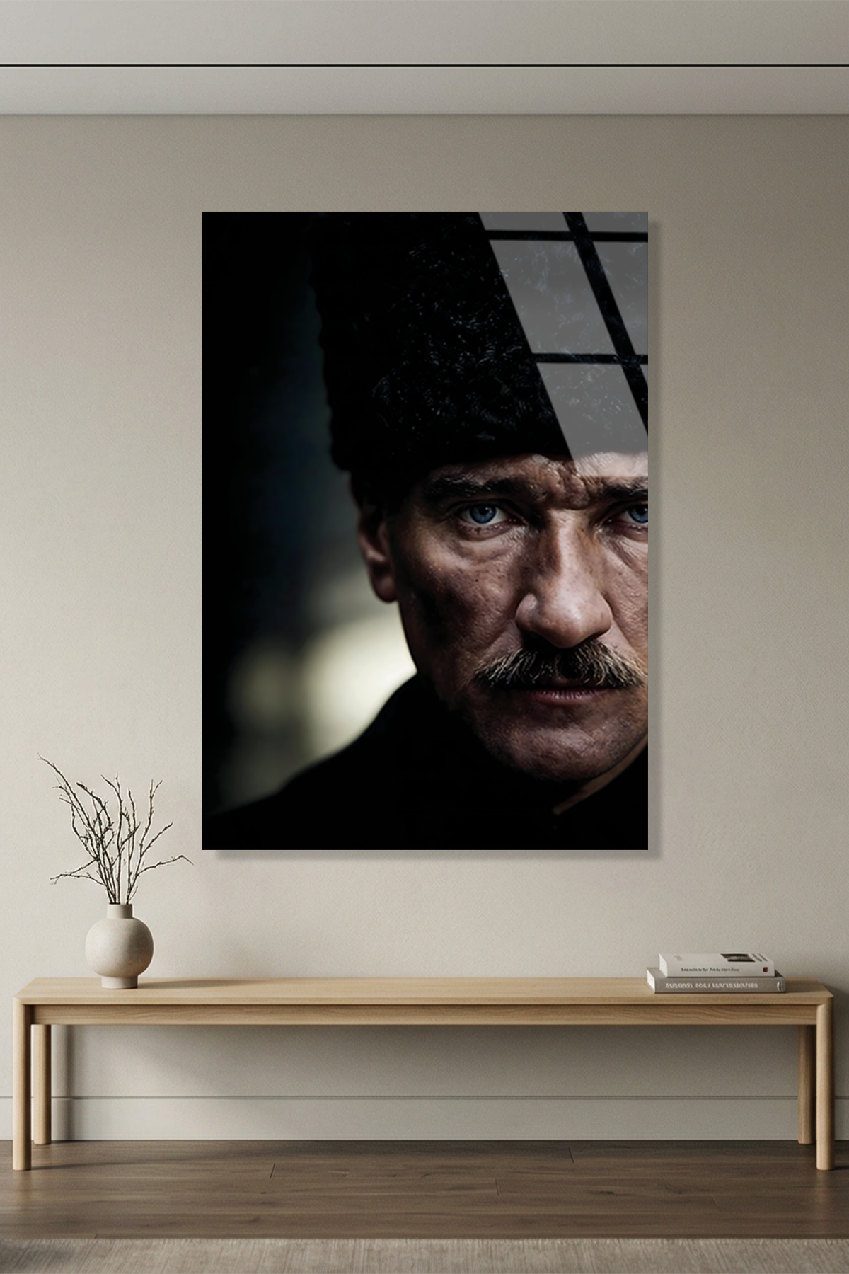 Atatürk Portre Cam Tablo | Vitraum