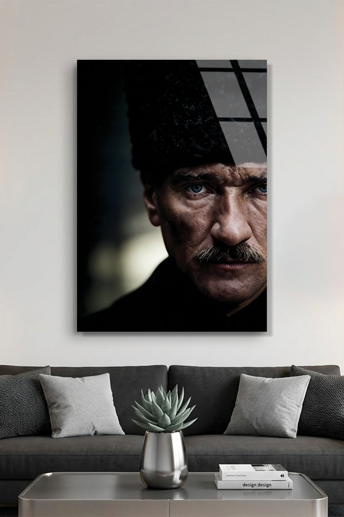 Atatürk Portre Cam Tablo | Vitraum