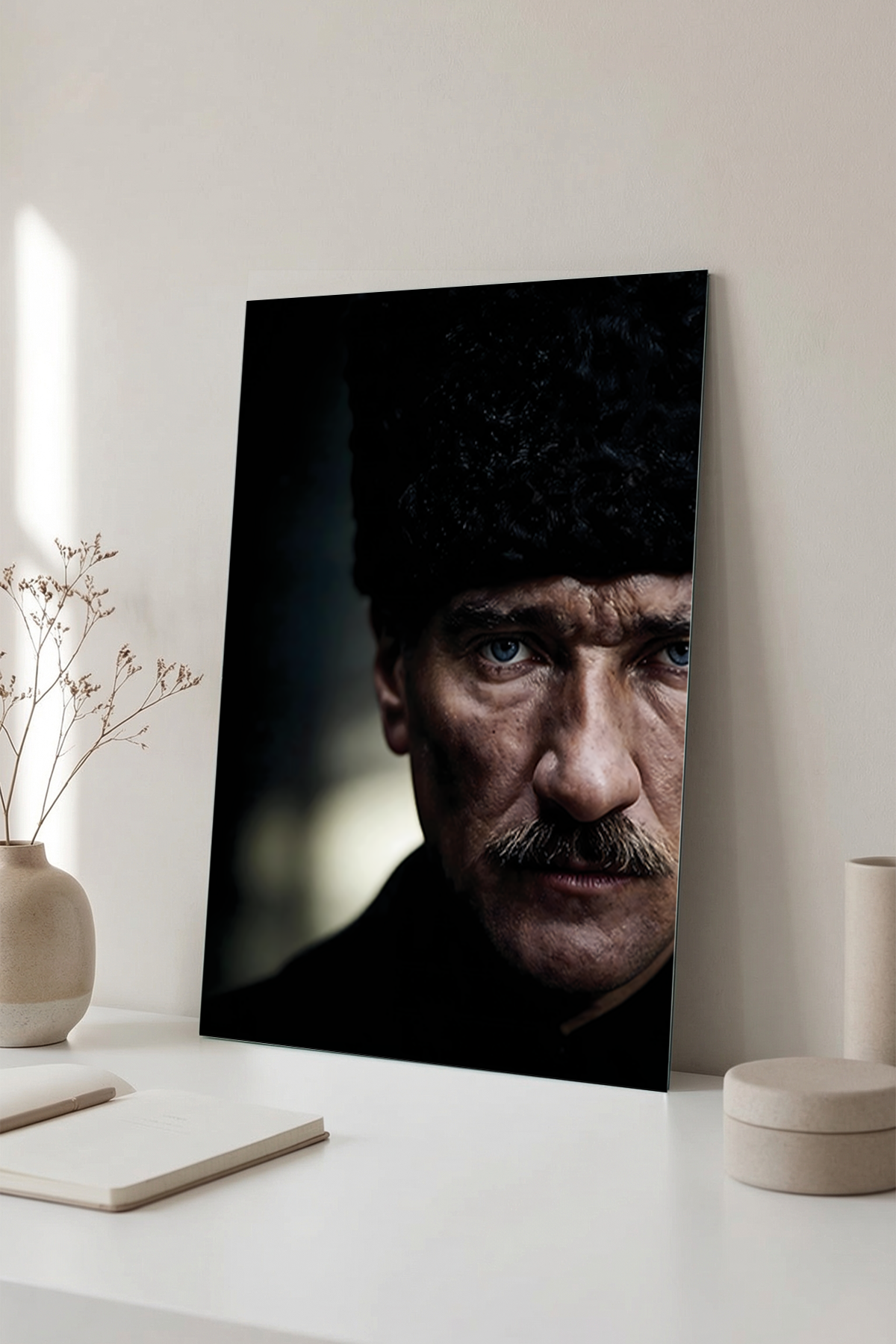 Atatürk Portre Cam Tablo | Vitraum