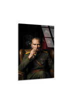 Başkomutan Atatürk Cam Tablo | Vitraum