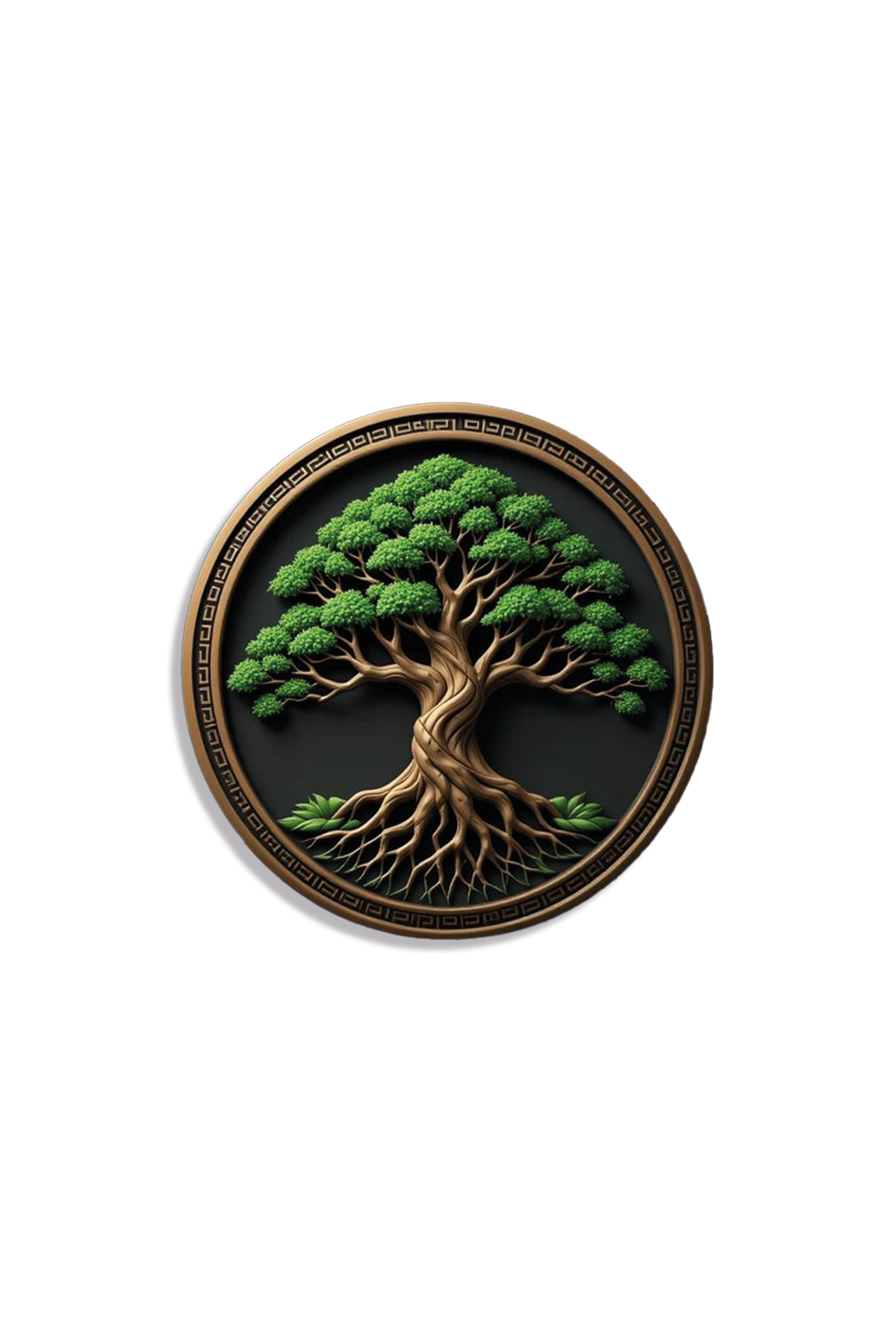 Bonsai Ağacı Modern Metal Tablo