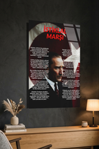 İstiklal Marşı ve Atatürk Temalı Cam Tablo - Türk Bayrağı Detaylı | Vitraum