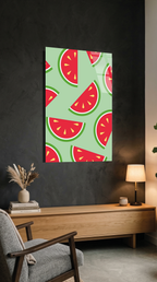 Karpuz Dilimli Yaz Temalı Cam Tablo | Vitraum