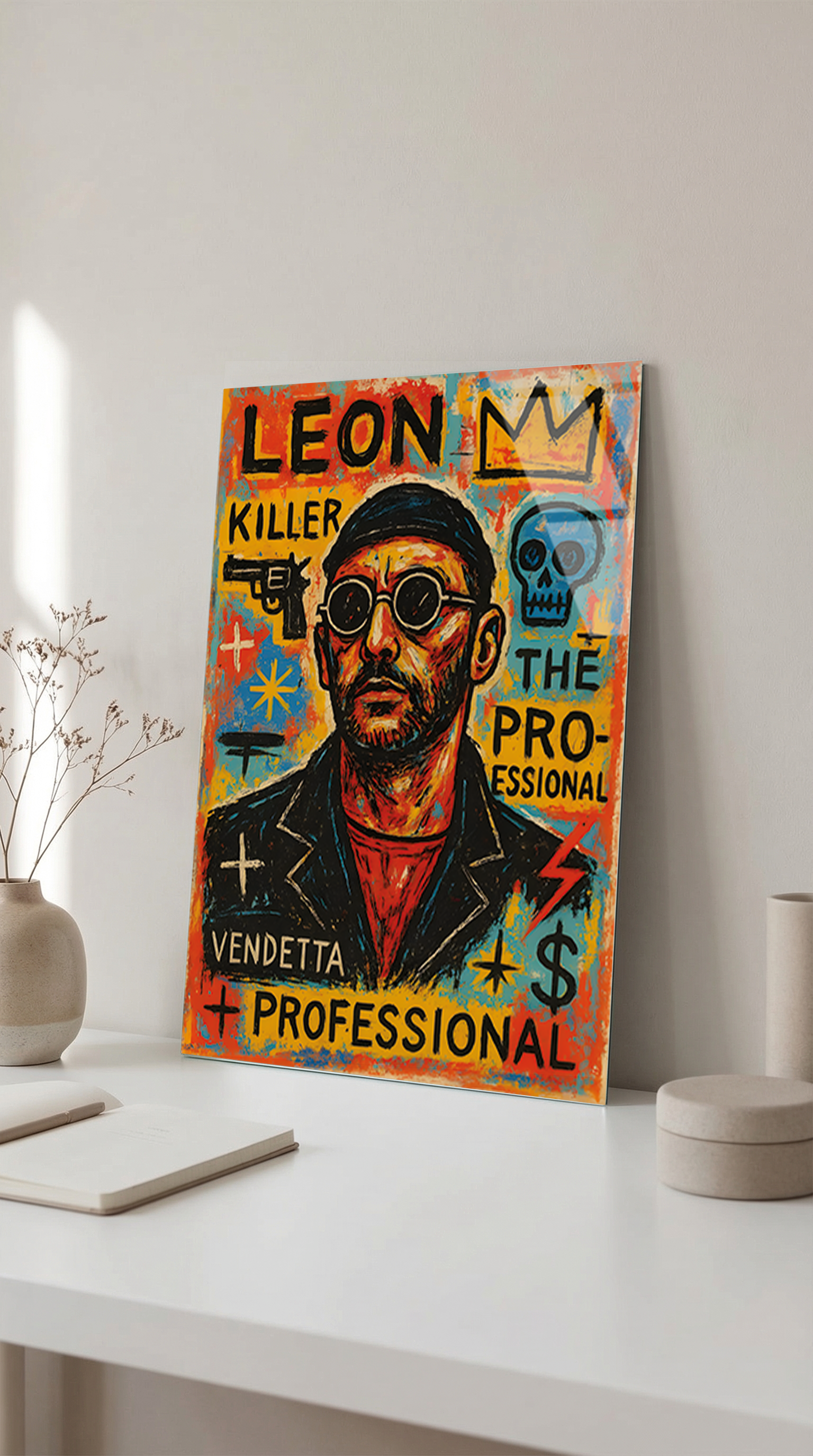 Leon The Professional Minimal Film Posteri Cam Tablo