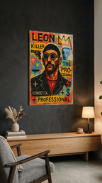 Leon The Professional Minimal Film Posteri Cam Tablo | Vitraum