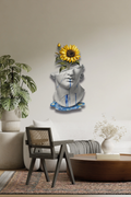 Modern Pop Art Antik Yunan Heykel Metal Tablo