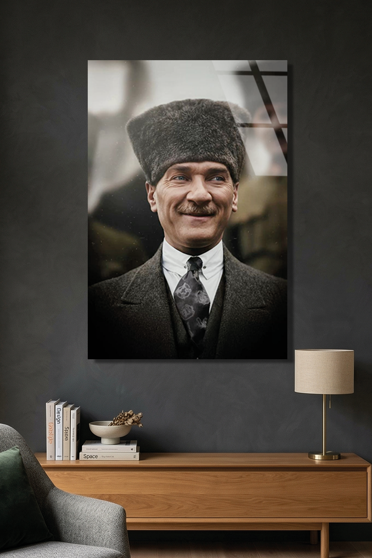 Mustafa Kemal Atatürk Cam Tablo | Vitraum