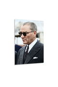 Mustafa Kemal Atatürk Karizmatik Portre Cam Tablo