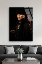 Mustafa Kemal Atatürk Portre Cam Tablo | Vitraum