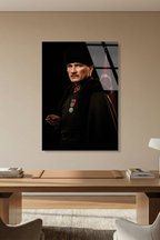 Mustafa Kemal Atatürk Portre Cam Tablo | Vitraum