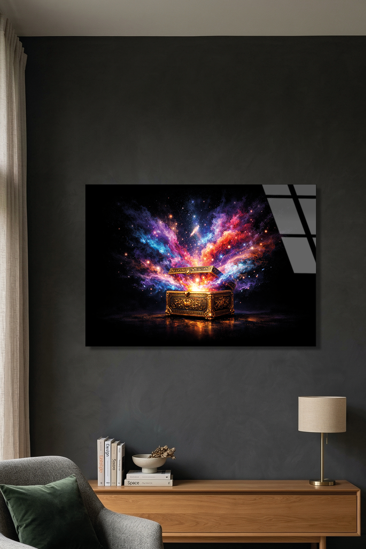 Pandora’nın Kutusu Cam Tablo | Vitraum