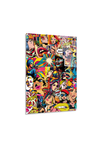 Pop Art Kolaj Cam Tablo | Vitraum