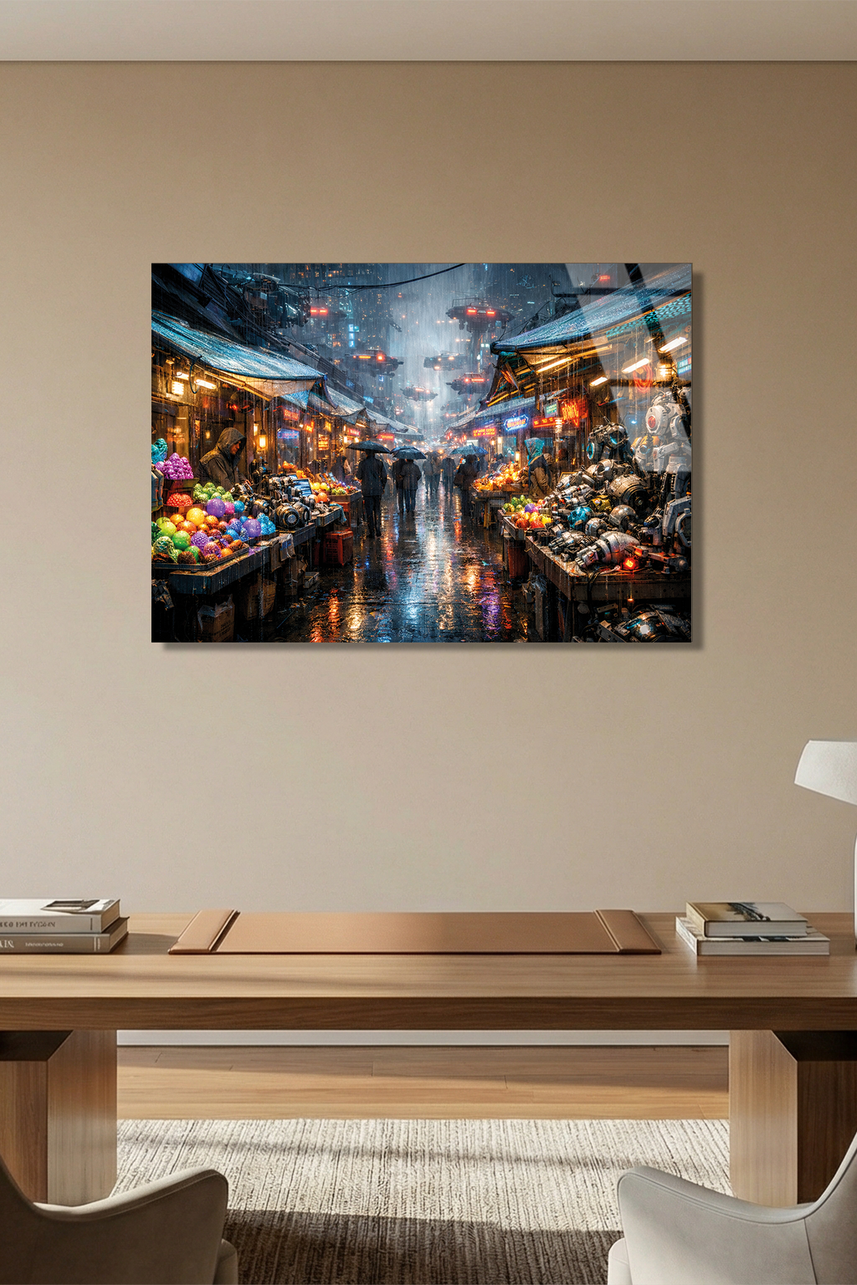 Siber Pazar Yeri Cam Tablo | Vitraum