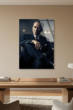 Ulu Önder Atatürk Portre Cam Tablo | Vitraum